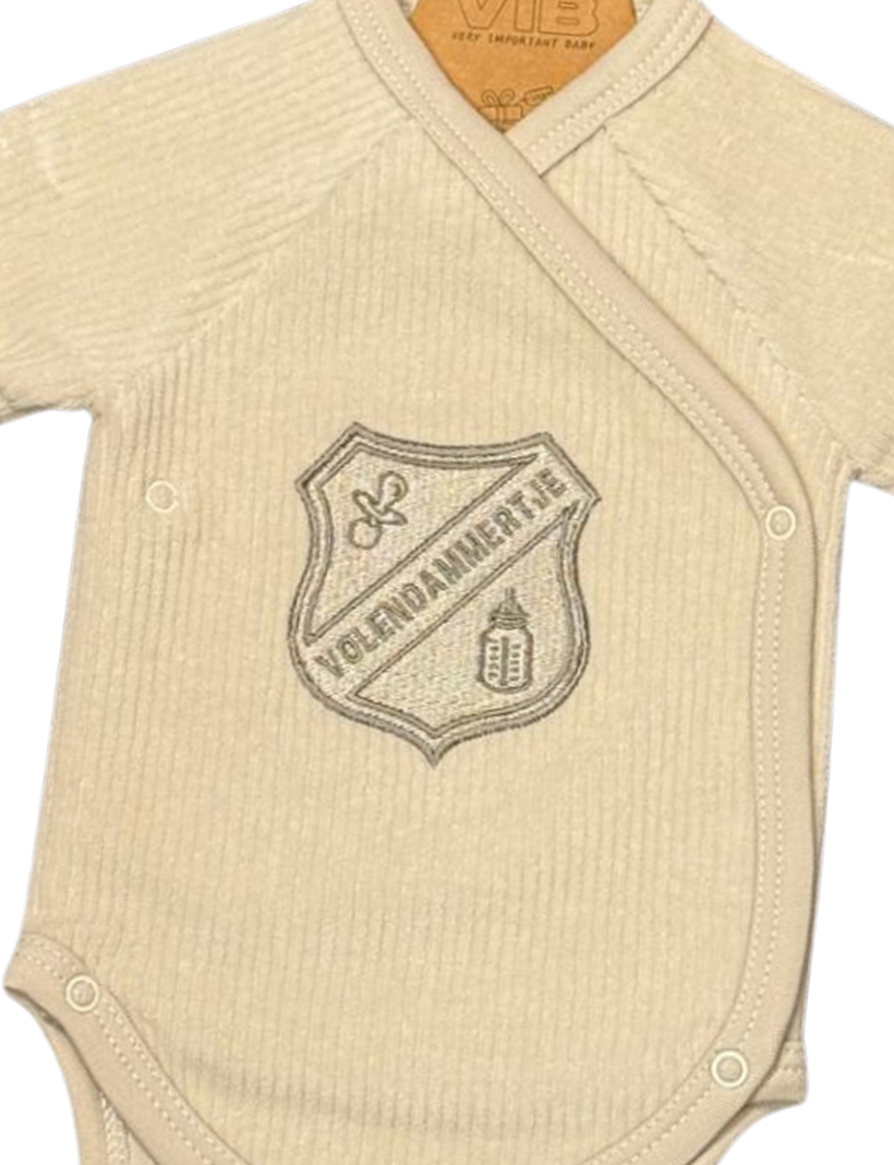 Romper Beige Rib FC Volendam
